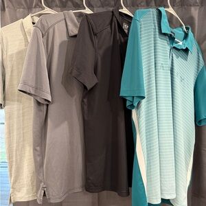 Oakley Men's Assorted Polo Shirts - Black, Gray, Teal size XL